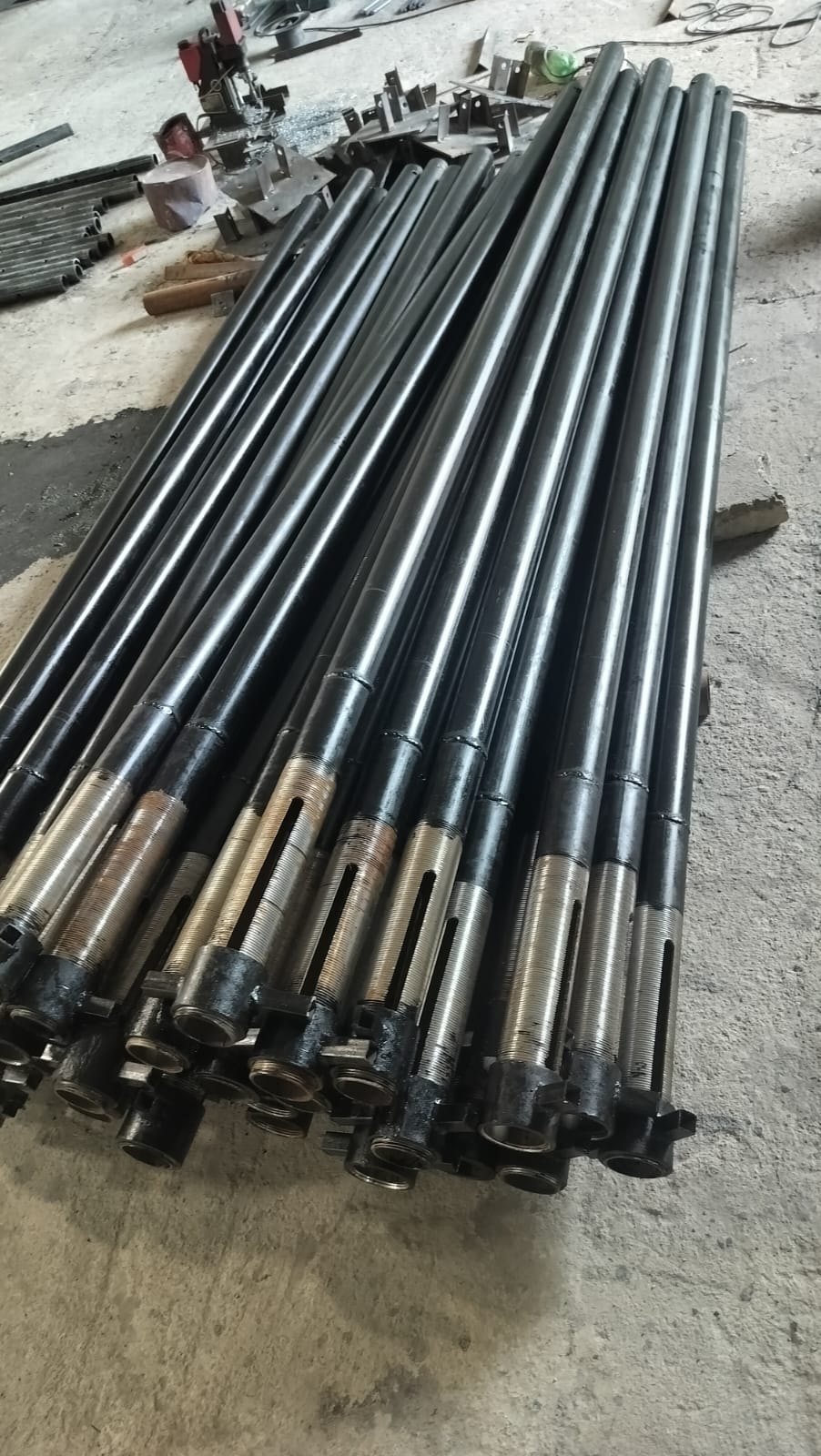  Fabrication work in progress at the manufacturing facility