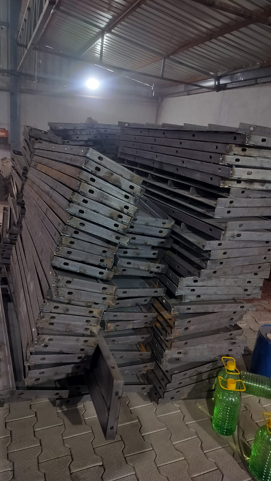 Fabrication work in progress at the manufacturing facility